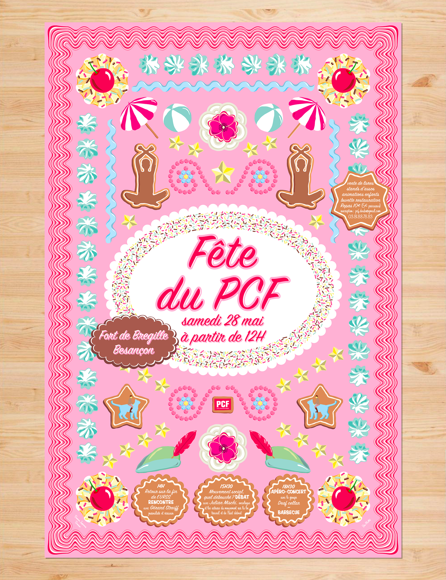 affiche fête du pcf