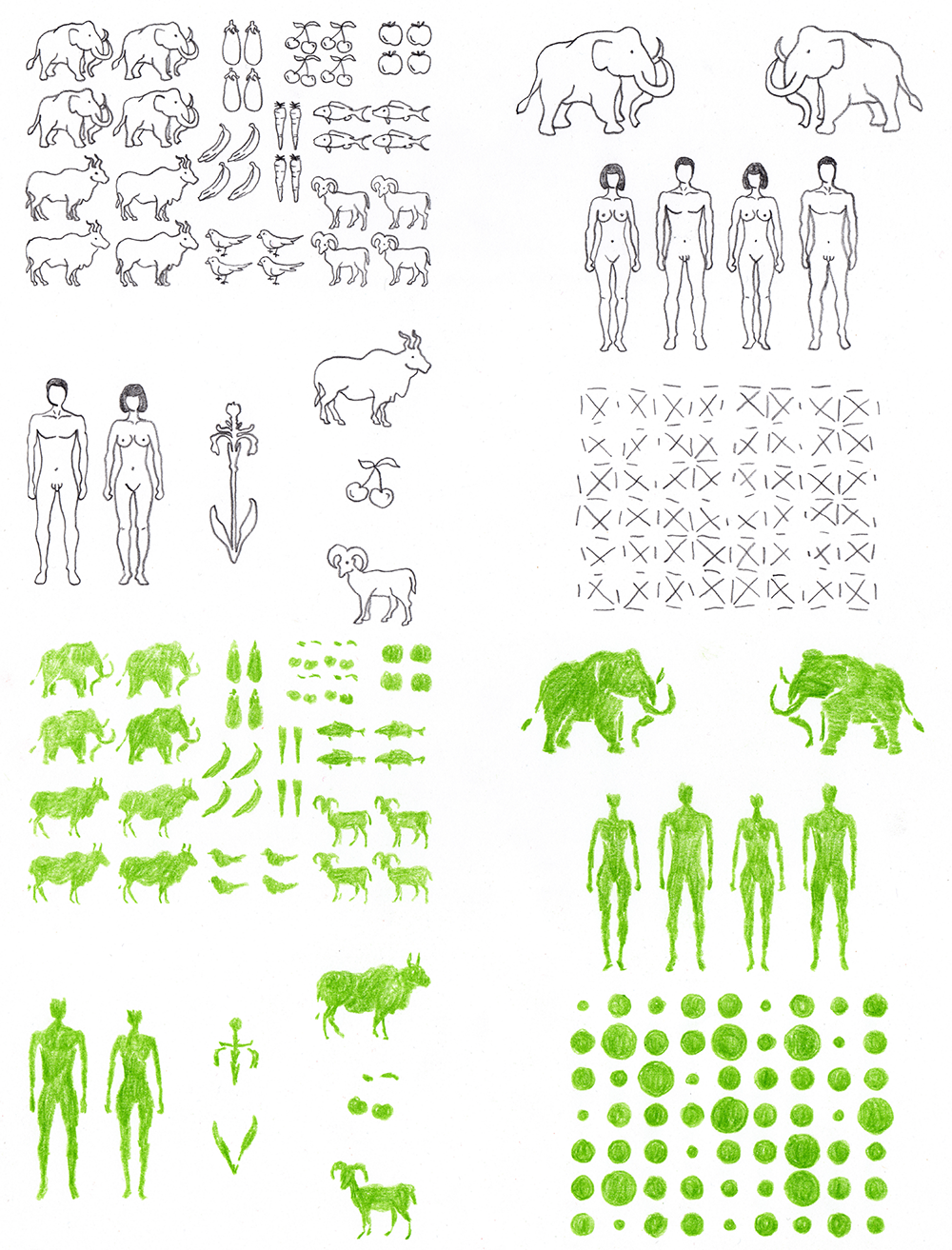 dessins pour l'affiche