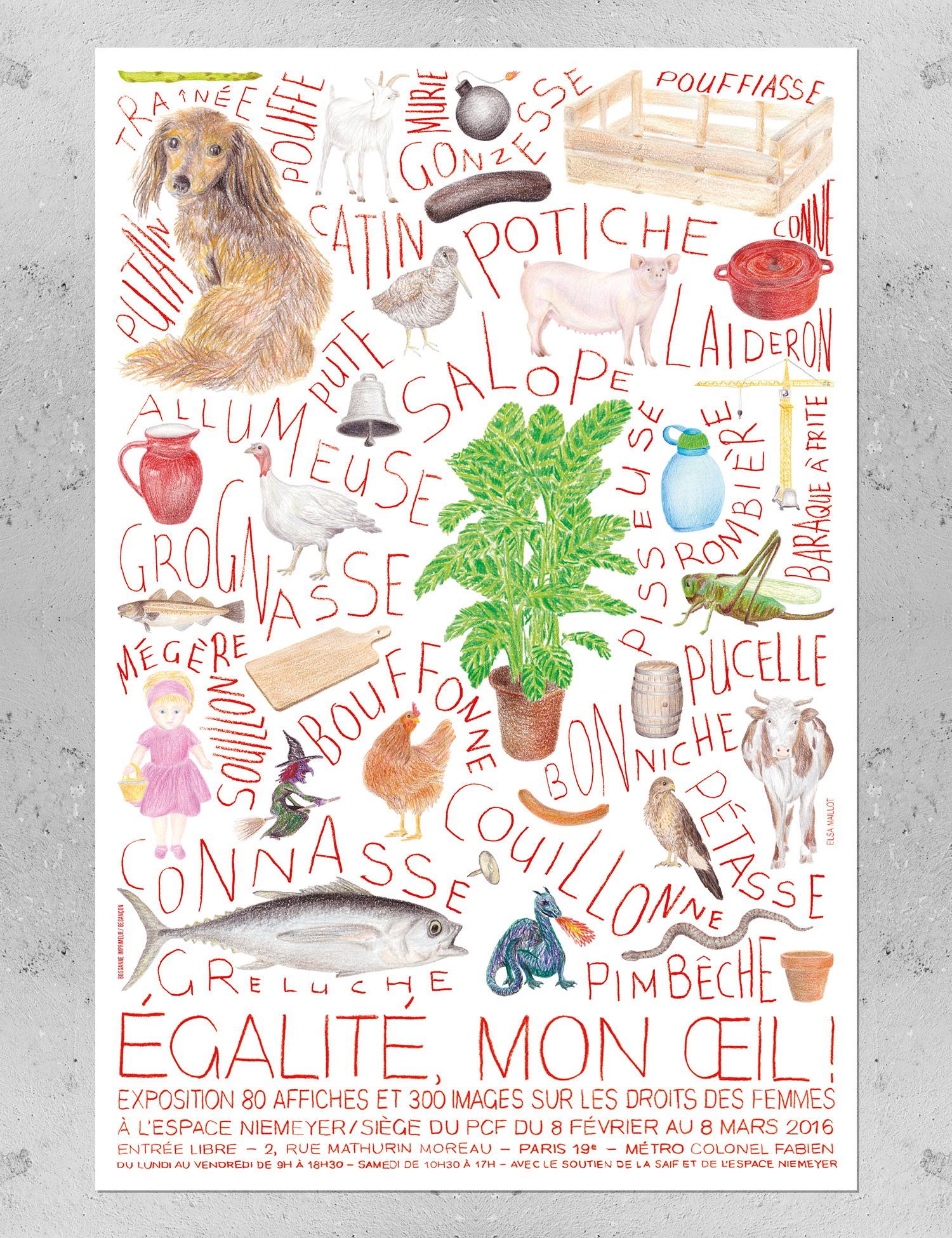 affiche insultes