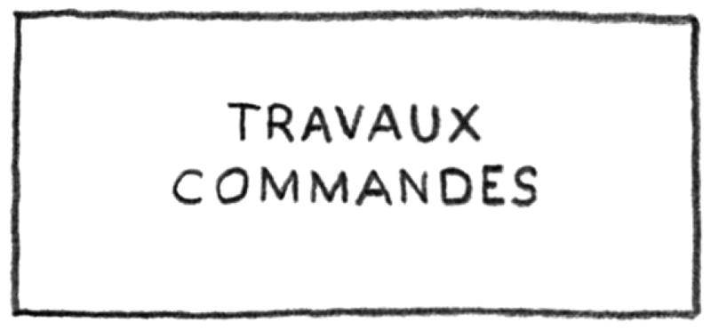 travaux commandes